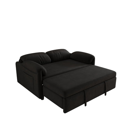 Sofa, Dual Purpose Lounge With Retractable Queen Size Bed