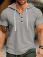 Men’s Plus Size Short Sleeve Hooded Tee