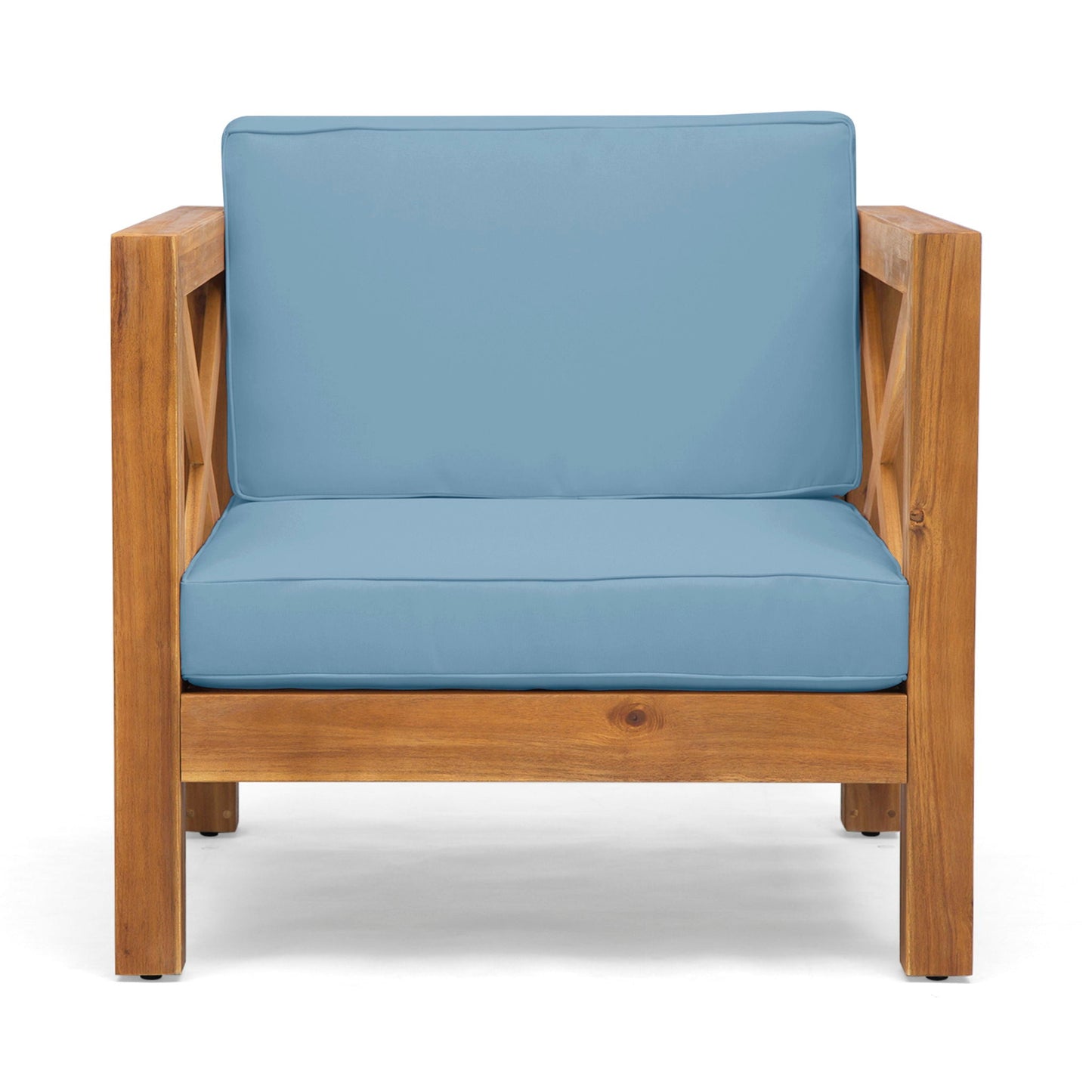 Brava Mid-Century Modern Club Chair with Water Resistant Cushions