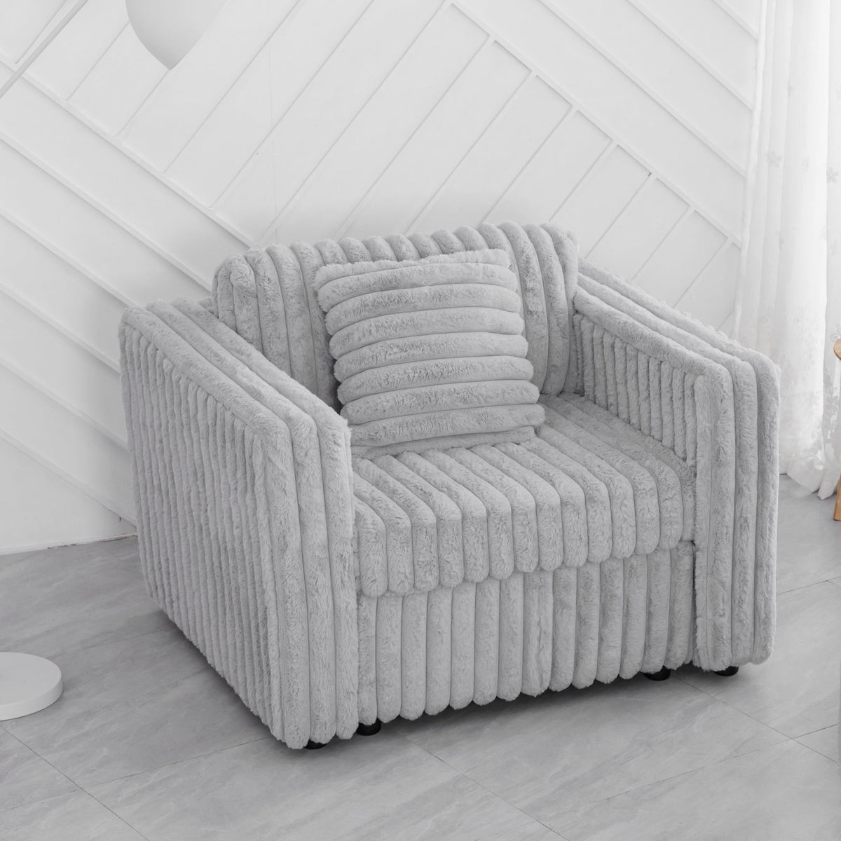 44.9" Modular Sofa Single - Light Gray
