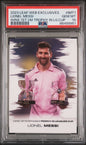 Graded 2023 Leaf Web Exclusives Lionel Messi #IMT1 Wins 1st Inter Miami Trophy in Leagues Cup Soccer Card PSA 10 Gem Mint