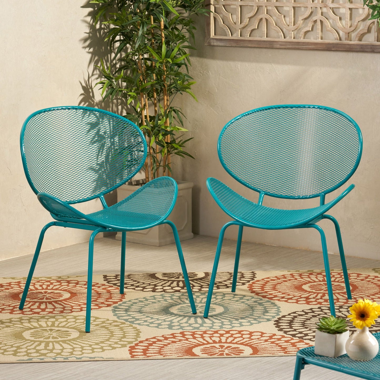 Elba Contemporary Chair Set For Outdoor Relaxation