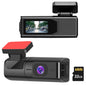 2K HD Front Dash Cam For Car With IPS Screen Night Vision Loop Recording Included 32G Storage Card 140¡ Wide Angle WiFi App Control Front Dashcam