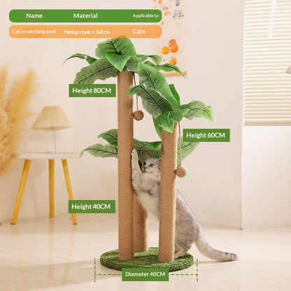 Cat Scratching Post, Cat Climbing Frame, Hemp Rope Cat Scratching Board, Vertical Boredom-Relief Pet Supplies, Cross-Border Hot-Selling Cat Climbing Frame, DIY Materials