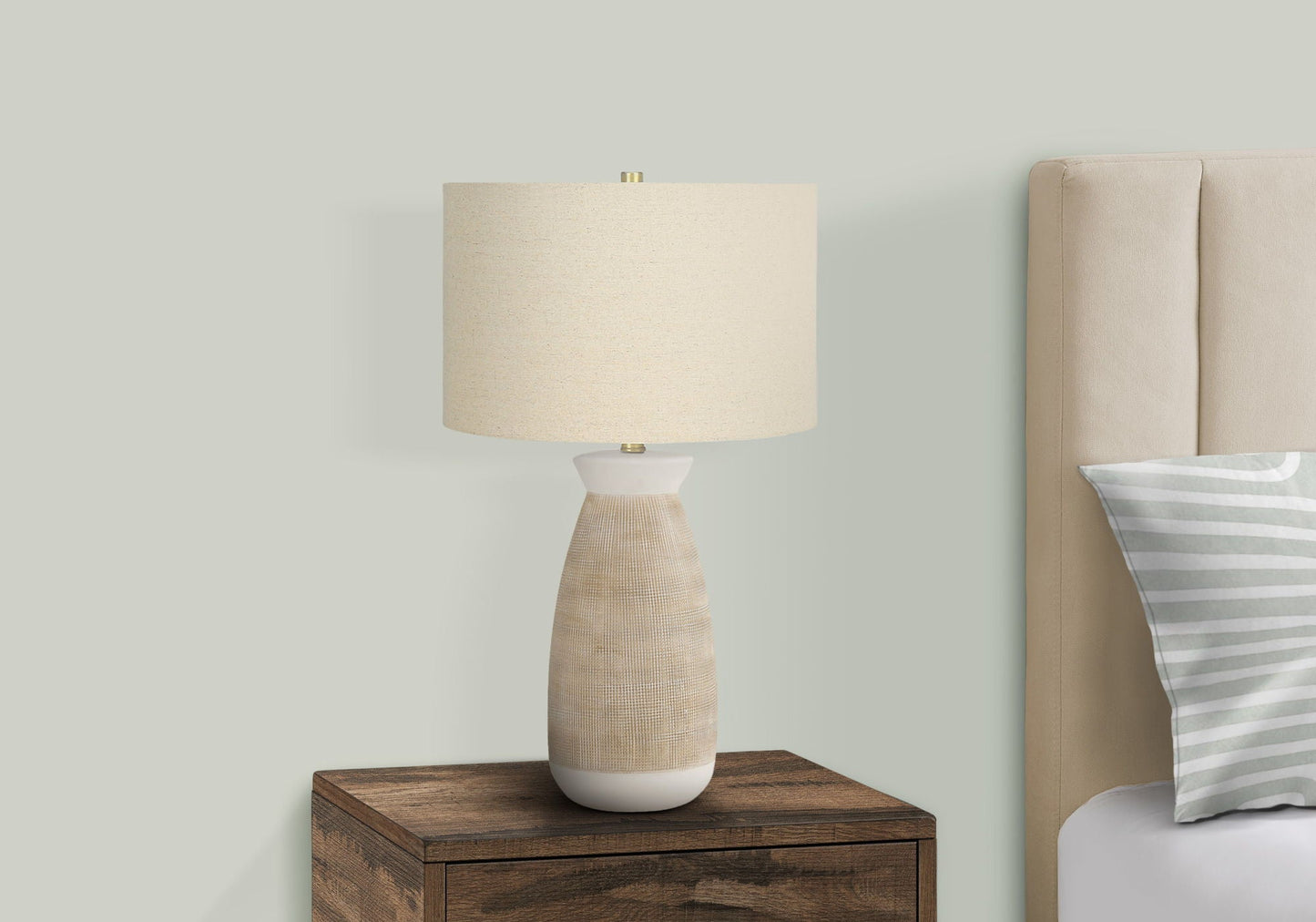 Lighting Table Lamp Ceramic Resin Contemporary - Cream