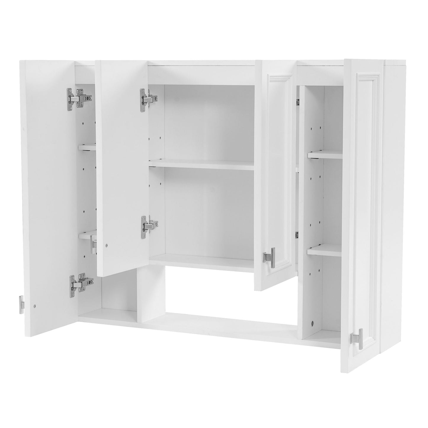 Wall Mounted Bathroom Cabinet With 5 Adjustable Shelves