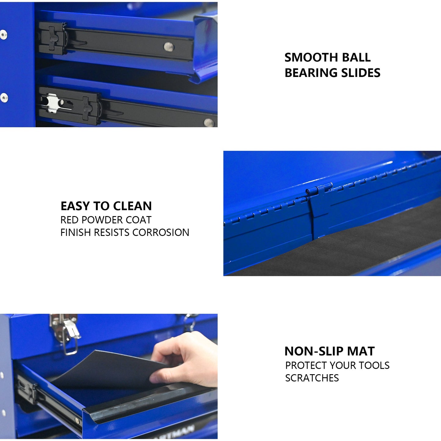 20-inch Steel Portable Tool Box With Drawers