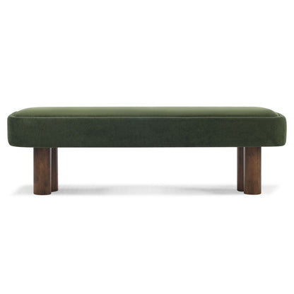 Chic Indoor Upholstered Dining Bench