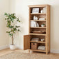Vermes 72-inch 2-door Home Office Cabinet Bookcase Light Ash