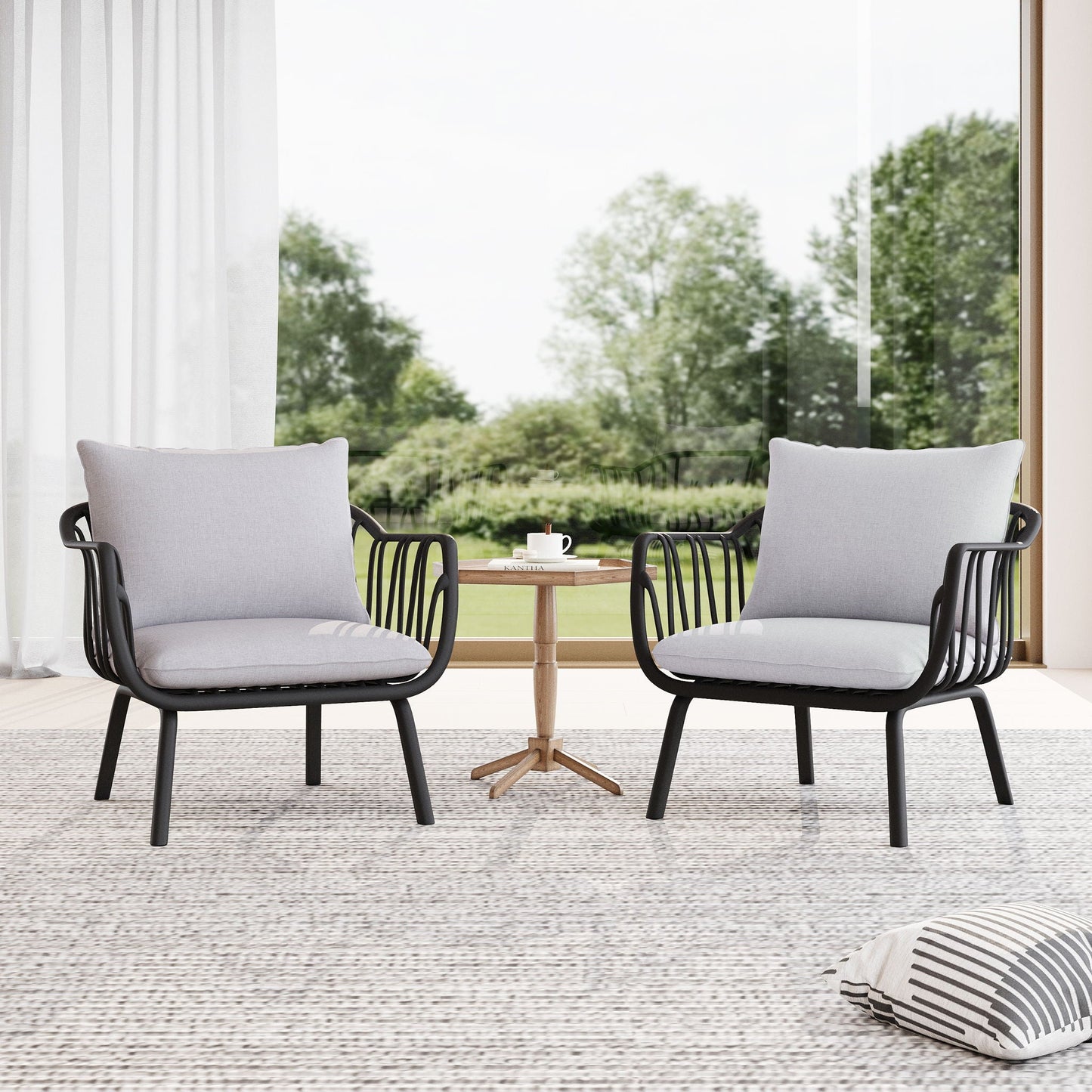 Huron Outdoor Club Chair (Set of 2)