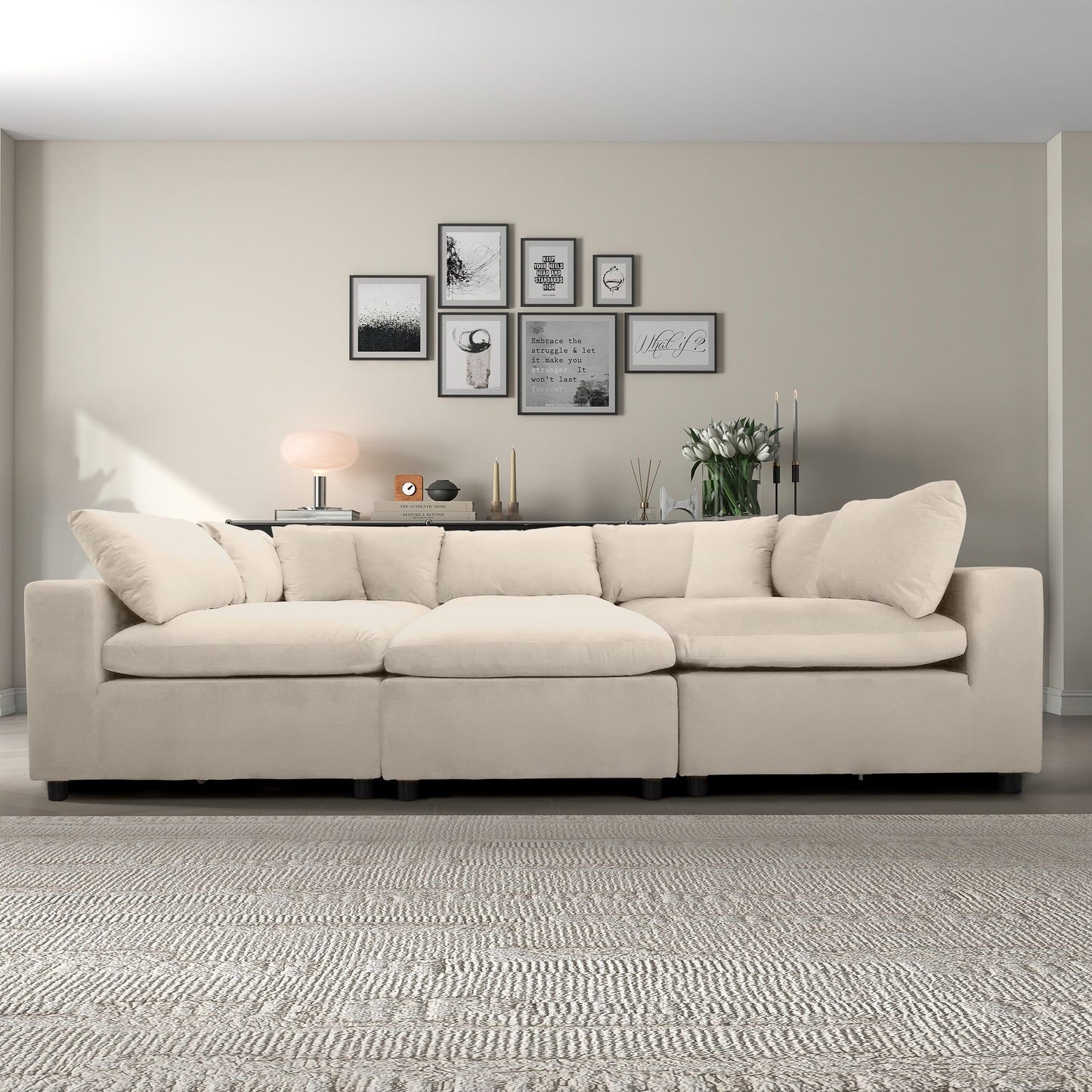 Hayward - Modular Sectional Sofa - Ivory