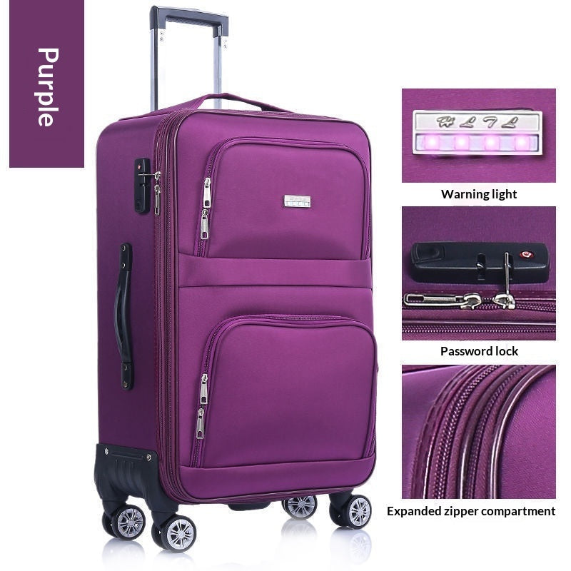 Four-wheel Rolling Suitcase Oxford Fabric Trolley Case
