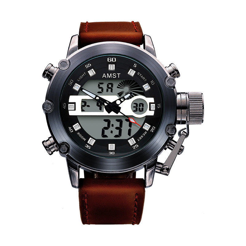 Men's Multi-functional Casual Sports Waterproof Electronic Watch