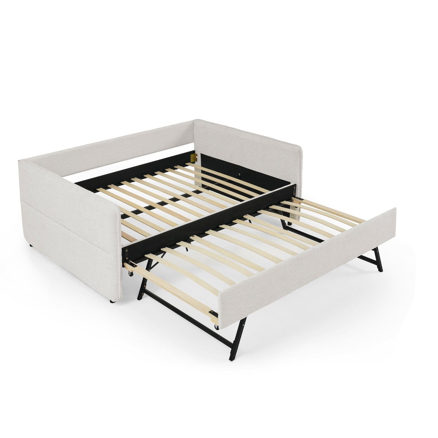 Upholstered Daybed With Pop Up Trundle