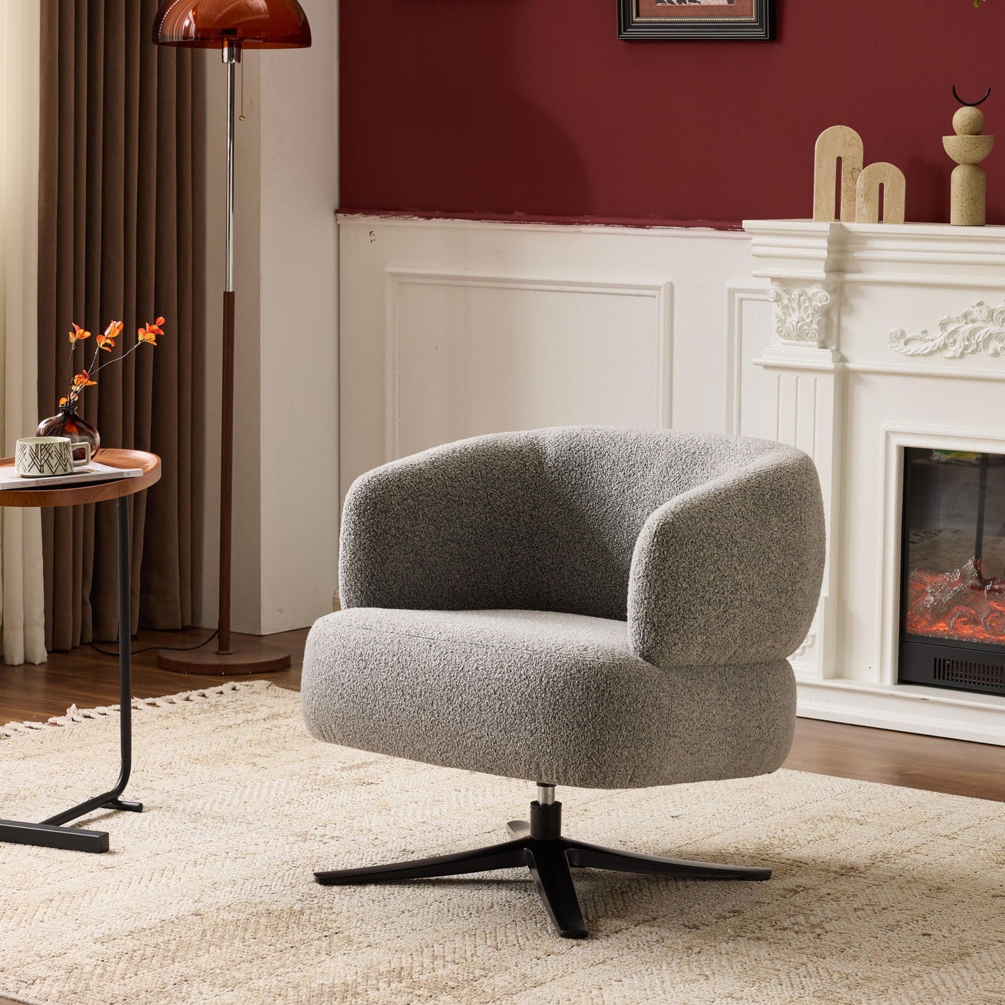Cuddle Style Leisure Swivel Sofa Chair