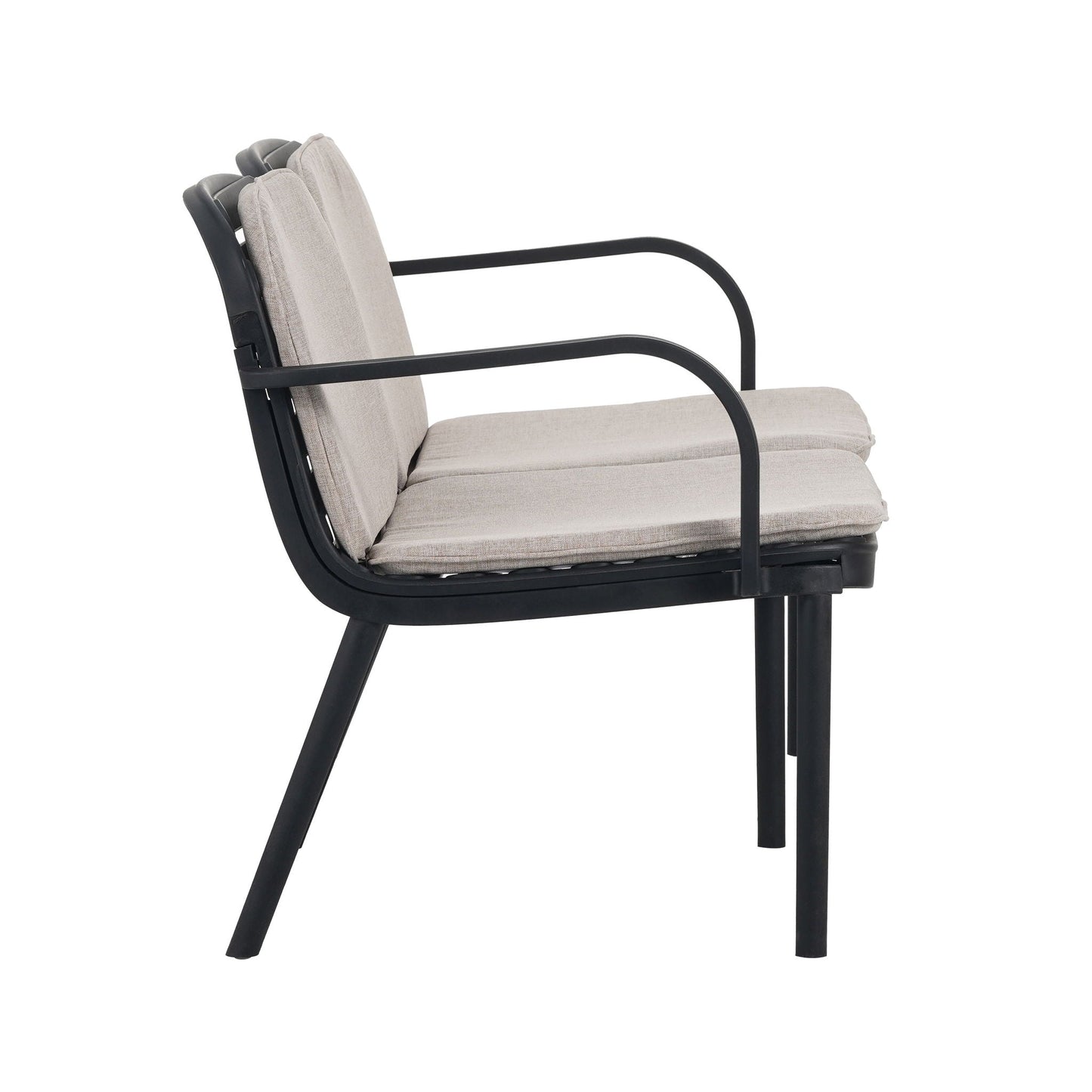 Luna Outdoor Patio 3 Pieces Chat Set