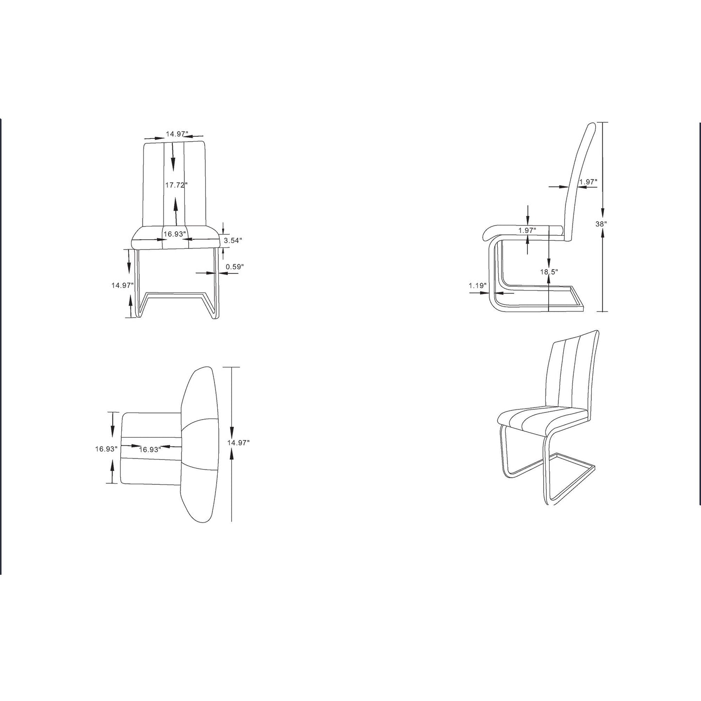 Altis - Dining Chair (Set of 4)