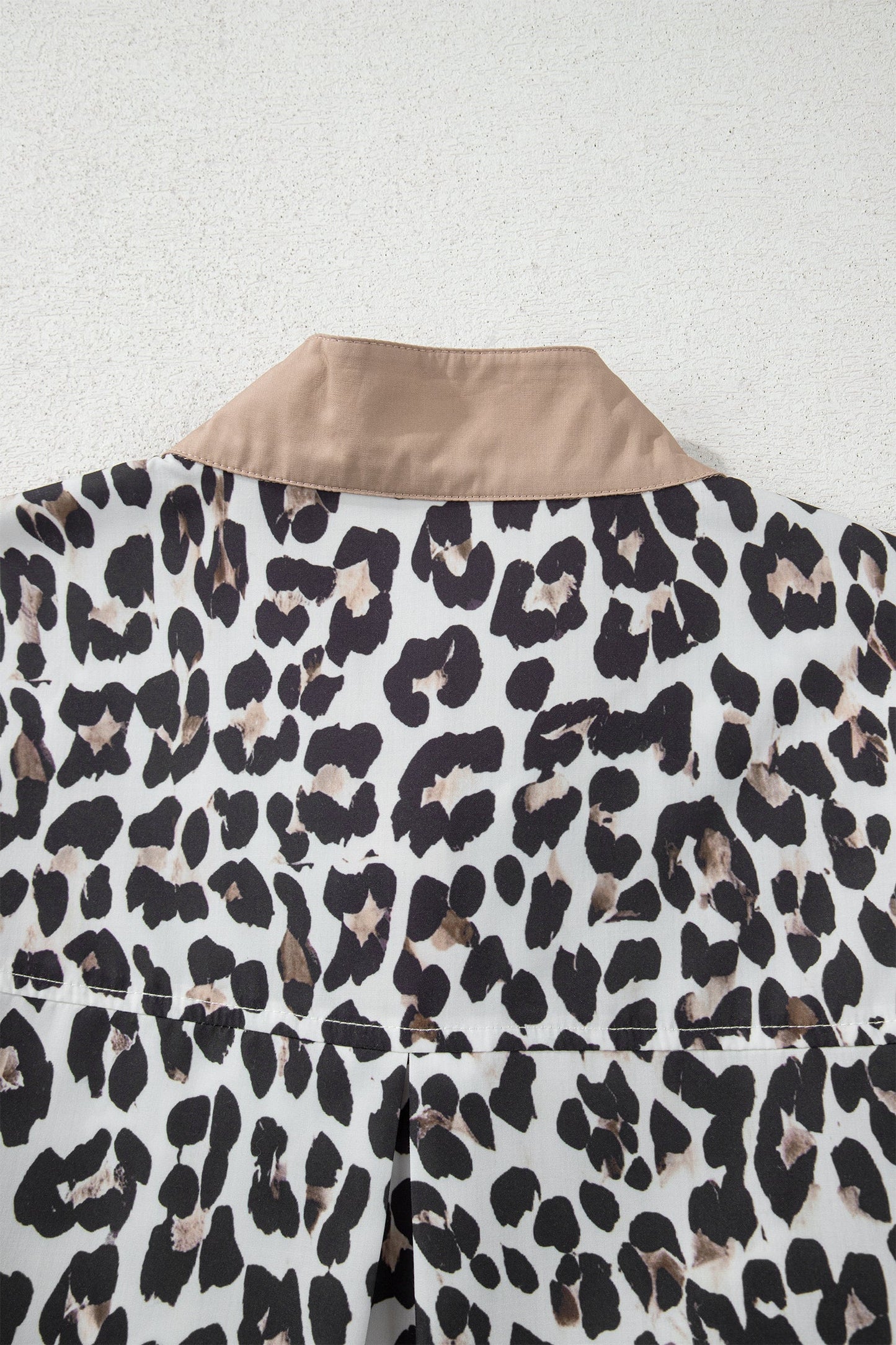 Kayleigh Print Contrast Trim Long Sleeve PLUS Top