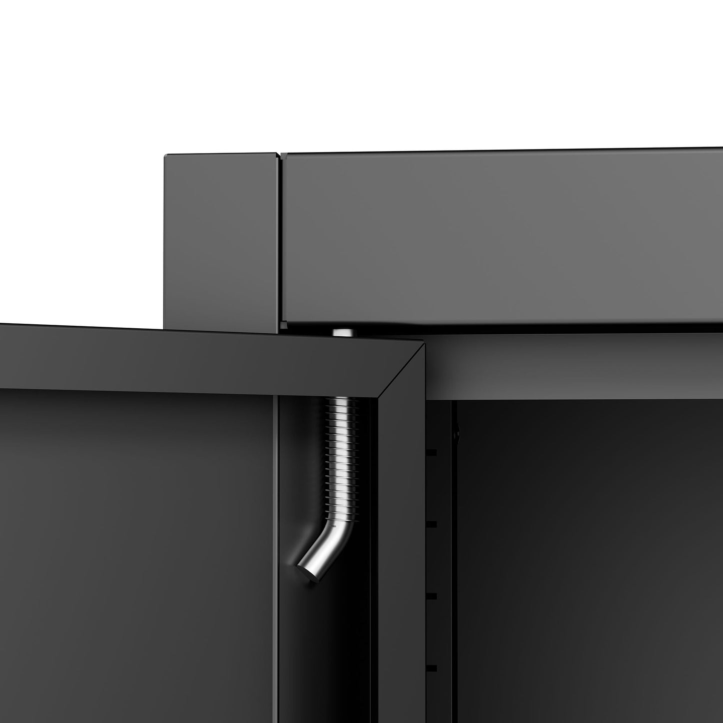 Heavy Duty Rolling Cabinet With Lock, Garage Storage Cabinet, 4 Adjustable Shelves For Tool Organization