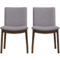 Laura - Mid-Century Modern Solid Wood Dining Chair (Set of 2)