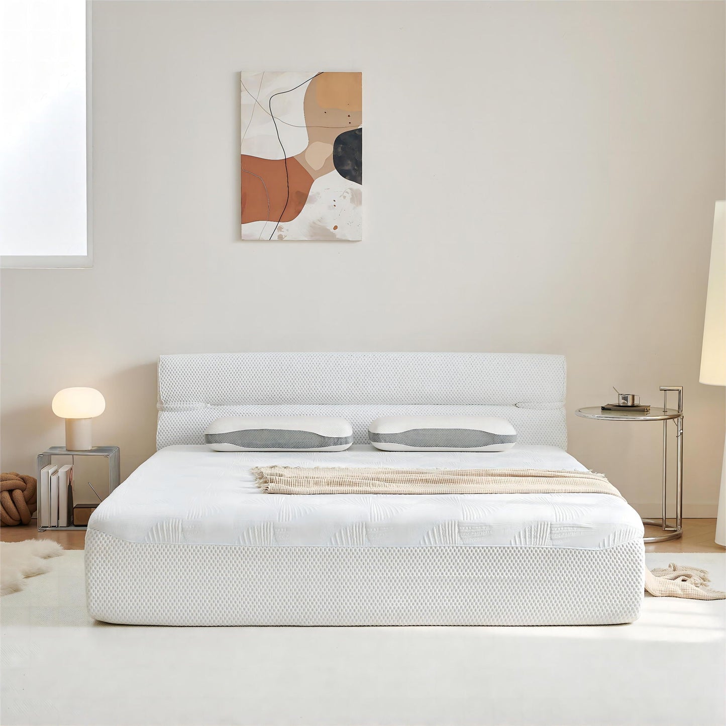 Mattress & Bed Frame With Cool, Pressure Relief, Motion Isolation