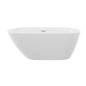 Glossy Freestanding Bathtub With Pop Up Drain
