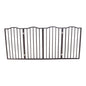 Pet Gate Dog Gate For Doorways, Stairs Or House Freestanding Folding - Dark Brown