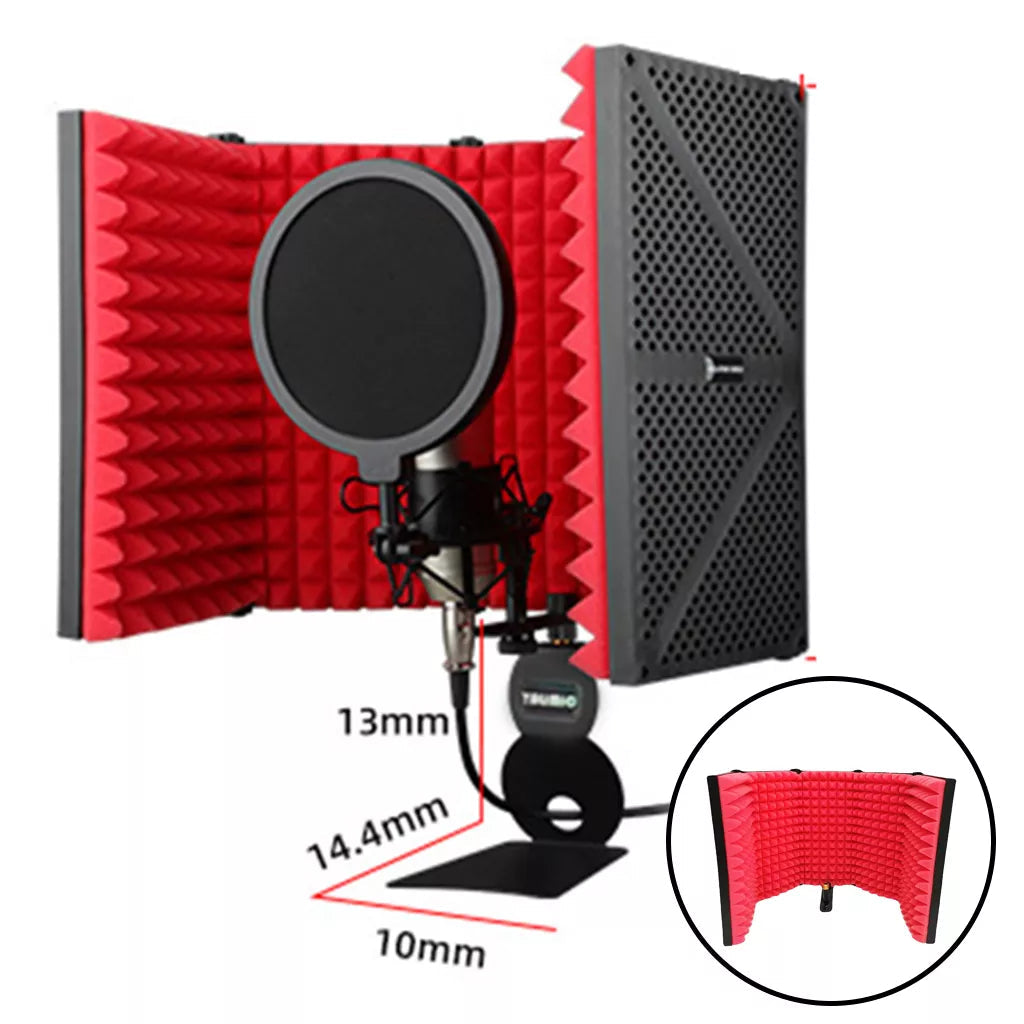 Studio Microphone Windscreen for Enhanced Sound Clarity and Wind Noise Reduction