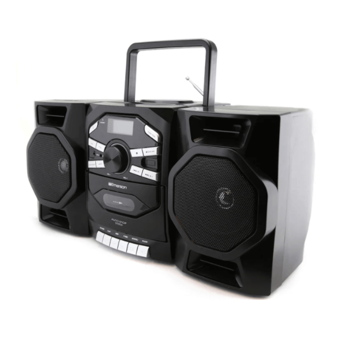 Emerson Portable CD & Cassette Stereo Boombox