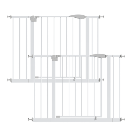 2 Pack 29.5-44.1" Wide Baby Gate for Stairs and Doorways