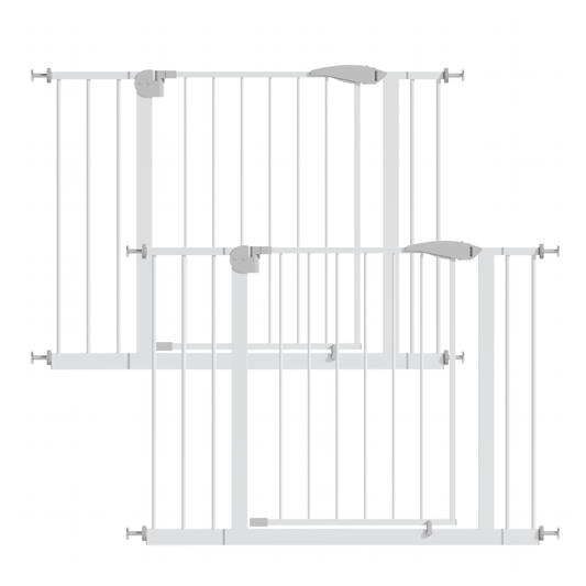 2 Pack 29.5-44.1" Wide Baby Gate for Stairs and Doorways