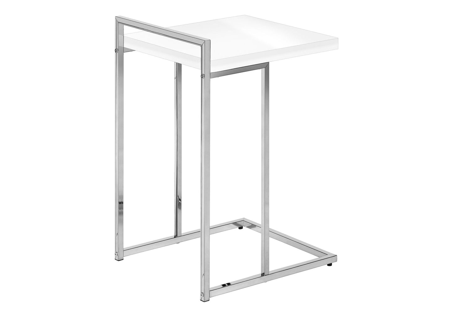C-Shaped Accent Table, Contemporary & Modern