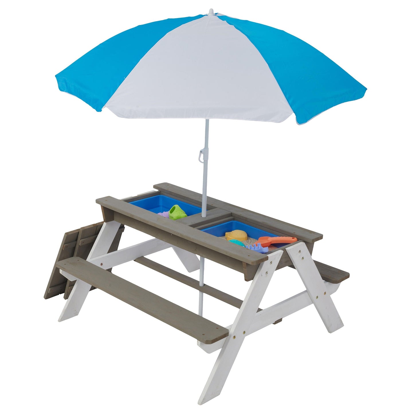 Kids Picnic Table With Sand and Water Table Conversion
