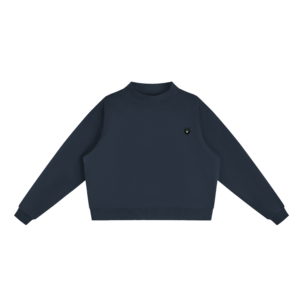 Loki & Ivy Essential Women's Fleece Mock-Neck Crew Sweatshirt