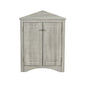 Triangle Bathroom Storage Cabinet With Adjustable Shelves, Freestanding Floor Cabinet For Home Kitchen