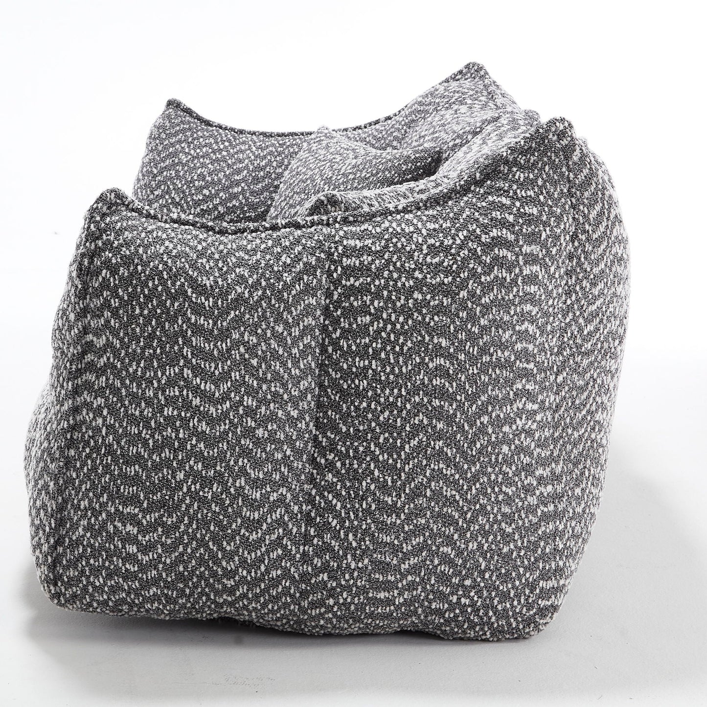 Comfortable Dual Beanbag Chair With High Resilience Foam Core For 2 People