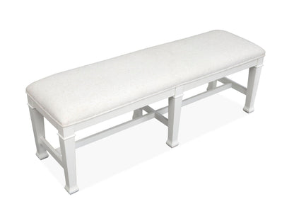 Kingston - Bench - Whisper White And Cerused Nutmeg