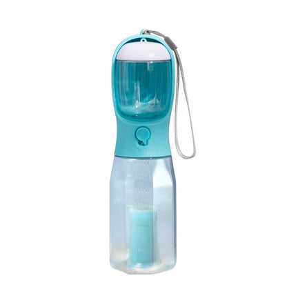 Pet Dog Three-in-one Portable Garbage Bag Filter Multifunctional Water Cup
