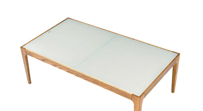 Gwynn Frosted Glass Top Coffee Table