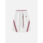 Retro Striped Embroidered Athletic Shorts