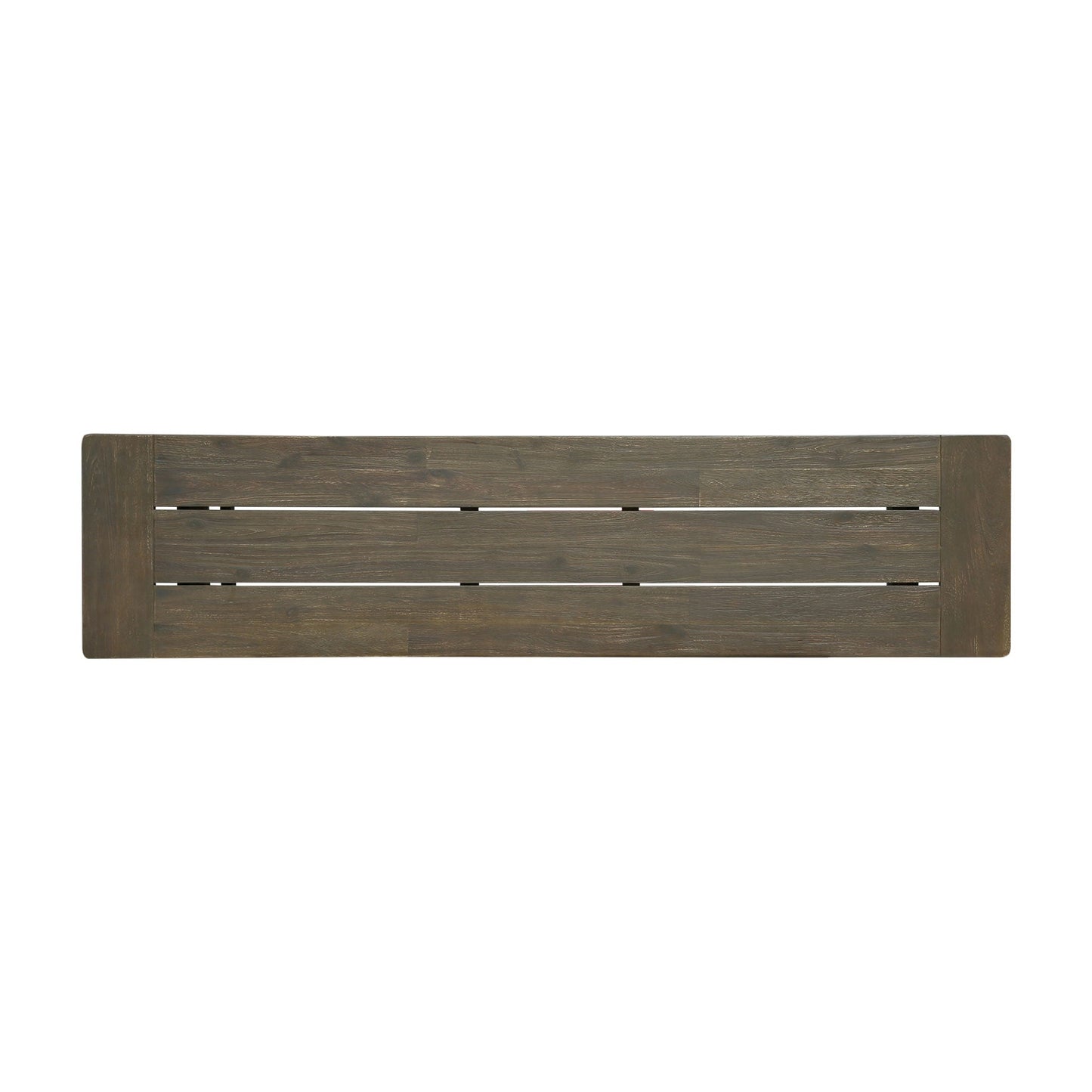Cloud Outdoor Bench With Acacia Wood Frame And Slat Panel Design