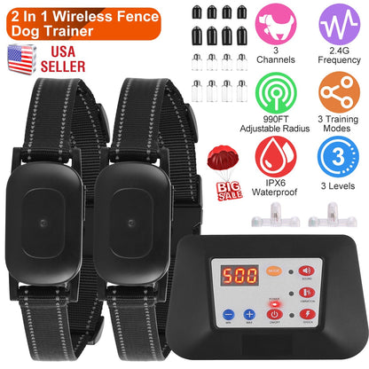 GBruno 990FT Radius Dog Training Collar