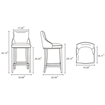 Shubert - Barstool - Ivory