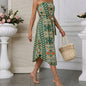 Summer Bohemian Strapless Maxi Dress