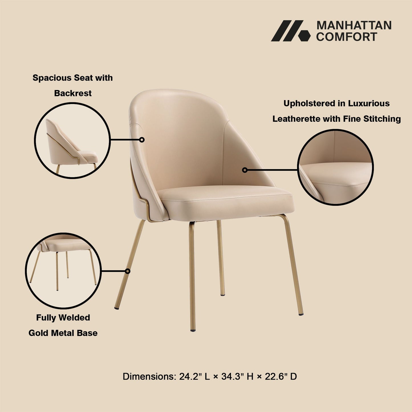 Gracie - Upholstered Dining Chair