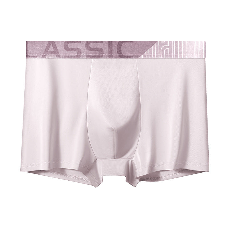 Men's Ice Silk Boxer Briefs Breathable, Moisture-Managing, Ultra-Soft Comfort Underwear For Summer