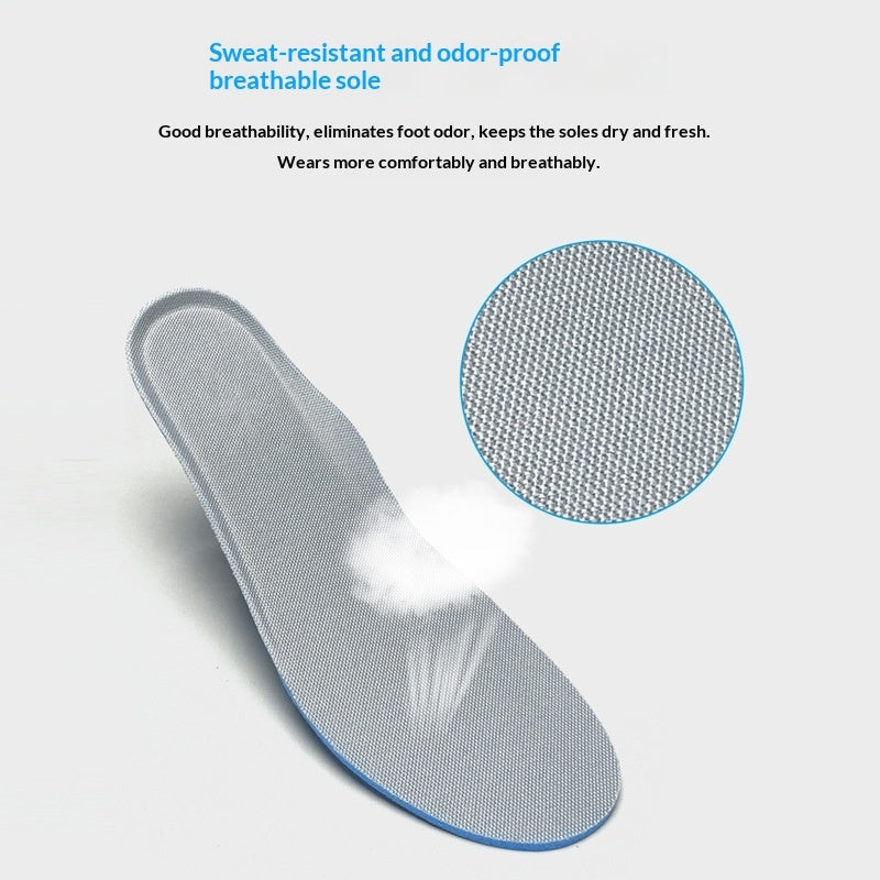 Unisex Height-increasing Shock-absorbing Insoles For Sports