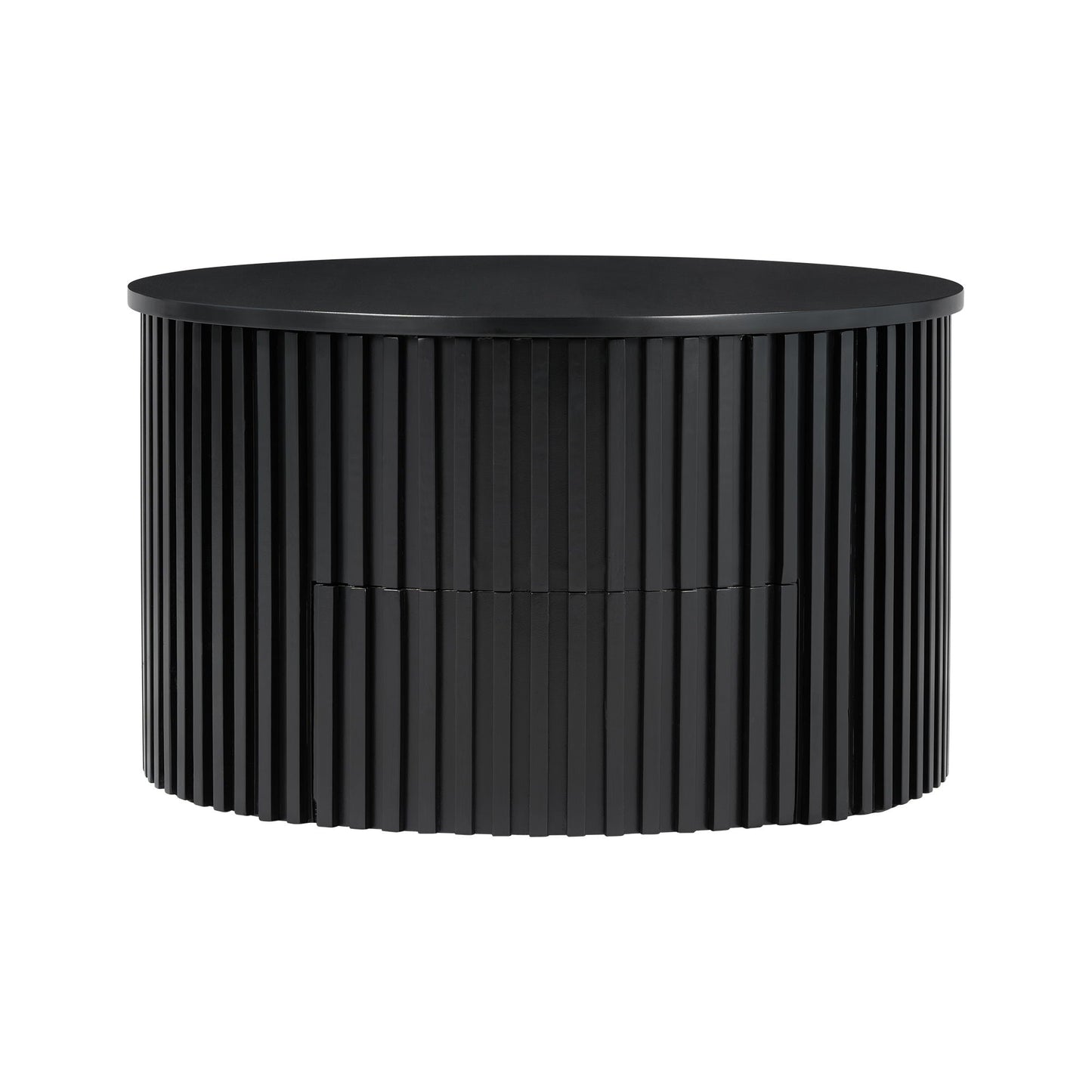 Round Lift Top Coffee Table With Hidden Storage For Living Room