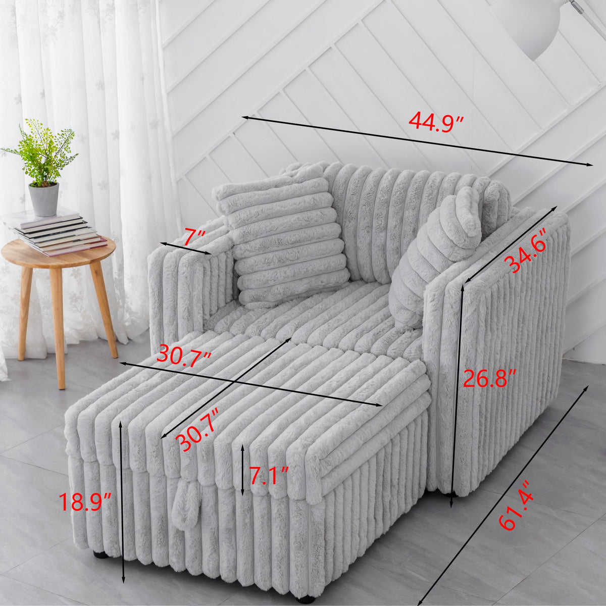 44.9" Soft Modular Sofa Single