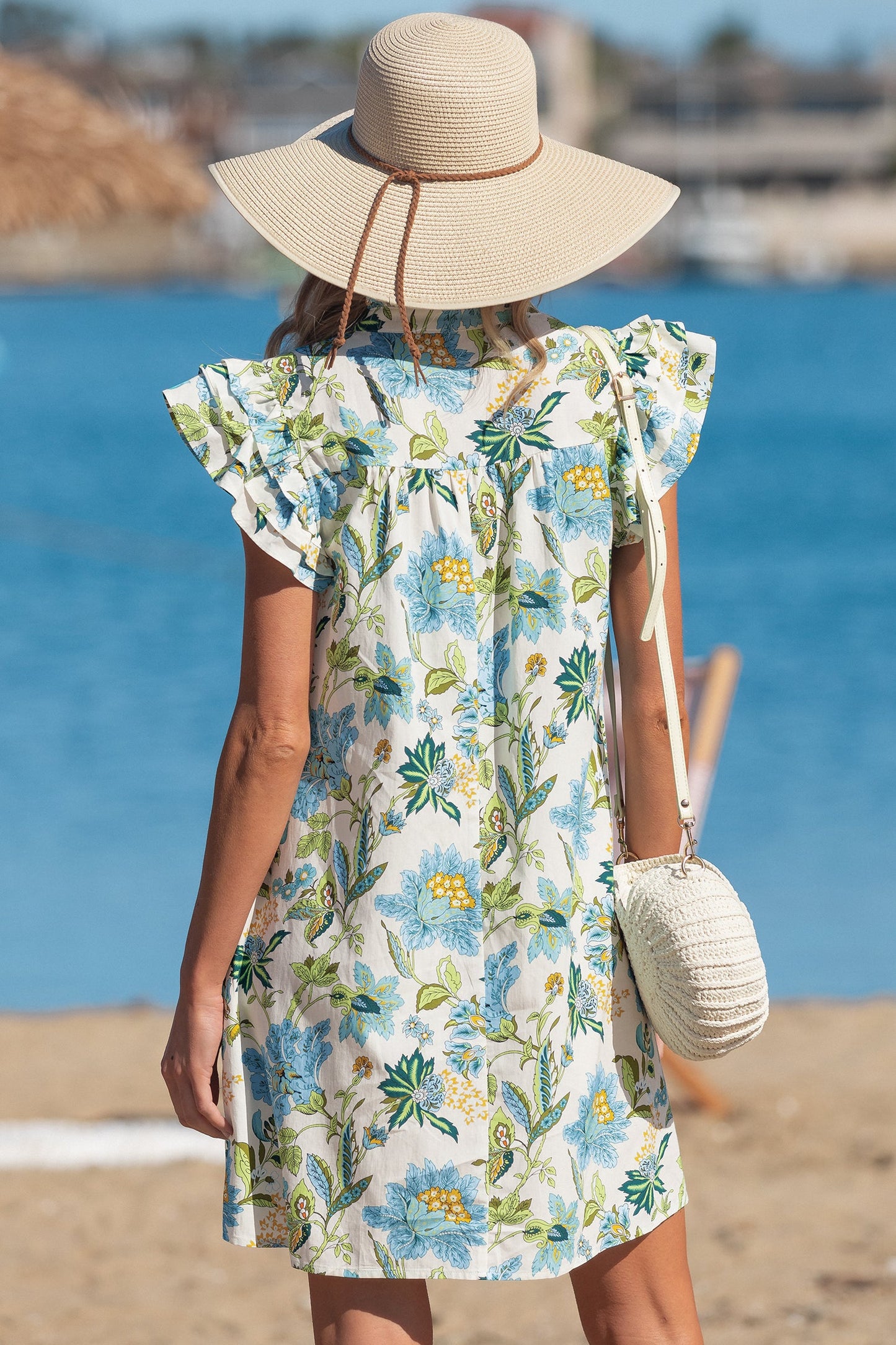Giuliana Sleeve Shift Mini Dress